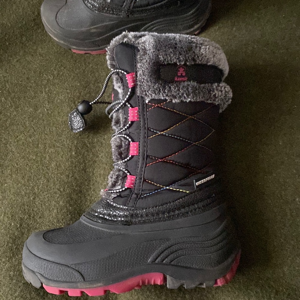 Girls waterproof snow boots